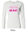 Ladies Fitness Shirt Look Like a Beauty Long Sleeve Tee T-Shirt