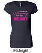 Ladies Fitness Shirt Look Like a Beauty Longer Length Tee T-Shirt