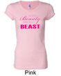 Ladies Fitness Shirt Look Like a Beauty Longer Length Tee T-Shirt