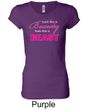 Ladies Fitness Shirt Look Like a Beauty Longer Length Tee T-Shirt