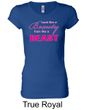 Ladies Fitness Shirt Look Like a Beauty Longer Length Tee T-Shirt
