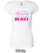 Ladies Fitness Shirt Look Like a Beauty Longer Length Tee T-Shirt