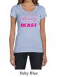 Ladies Fitness Shirt Look Like a Beauty Scoop Neck Tee T-Shirt