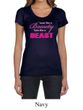 Ladies Fitness Shirt Look Like a Beauty Scoop Neck Tee T-Shirt