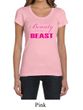 Ladies Fitness Shirt Look Like a Beauty Scoop Neck Tee T-Shirt