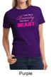Ladies Fitness Shirt Look Like a Beauty Train Like a Beast Tee T-Shirt