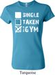 Ladies Fitness Shirt Single Taken At The Gym Crewneck Tee T-Shirt
