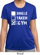 Ladies Fitness Shirt Single Taken Gym Moisture Wicking Tee T-Shirt