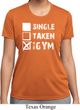 Ladies Fitness Shirt Single Taken Gym Moisture Wicking Tee T-Shirt