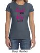 Ladies Fitness Shirt Squat Now Wine Later Crewneck Tee T-Shirt