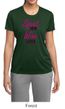 Ladies Fitness Shirt Squat Now Wine Later Moisture Wicking Tee T-Shirt