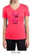 Ladies Fitness Shirt Squat Now Wine Later Moisture Wicking V-neck Tee