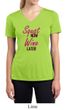 Ladies Fitness Shirt Squat Now Wine Later Moisture Wicking V-neck Tee