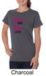 Ladies Fitness Shirt Squat Now Wine Later Organic Tee T-Shirt