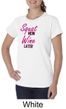 Ladies Fitness Shirt Squat Now Wine Later Organic Tee T-Shirt