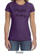 Ladies Fitness Shirt Sweating For My Wedding Crewneck Tee T-Shirt