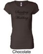Ladies Fitness Shirt Sweating For My Wedding Longer Length Tee T-Shirt