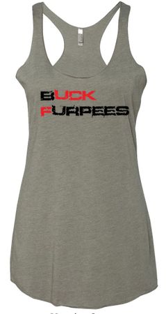 Ladies Fitness Tanktop Buck Furpees Tri Blend Racerback Tank Top
