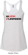 Ladies Fitness Tanktop Buck Furpees Tri Blend Racerback Tank Top