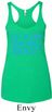 Ladies Fitness Tanktop Eat Clean Tri Blend Racerback Tank Top