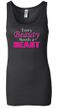 Ladies Fitness Tanktop Every Beauty Need a Beast Longer Length Tank
