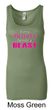 Ladies Fitness Tanktop Every Beauty Need a Beast Longer Length Tank
