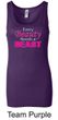 Ladies Fitness Tanktop Every Beauty Need a Beast Longer Length Tank