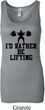 Ladies Fitness Tanktop I Rather Be Lifting Longer Length Tank Top