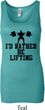 Ladies Fitness Tanktop I Rather Be Lifting Longer Length Tank Top