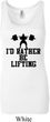 Ladies Fitness Tanktop I Rather Be Lifting Longer Length Tank Top