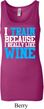 Ladies Fitness Tanktop I Train For Wine Longer Length Tank Top