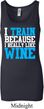 Ladies Fitness Tanktop I Train For Wine Longer Length Tank Top