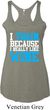 Ladies Fitness Tanktop I Train For Wine Tri Blend Racerback Tank Top