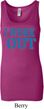 Ladies Fitness Tanktop I Work Out Longer Length Tank Top