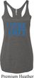 Ladies Fitness Tanktop I Work Out Tri Blend Racerback Tank Top