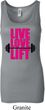 Ladies Fitness Tanktop Live Love Lift Longer Length Tank Top