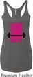 Ladies Fitness Tanktop Live Love Lift Tri Blend Racerback Tank Top