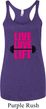 Ladies Fitness Tanktop Live Love Lift Tri Blend Racerback Tank Top