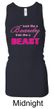 Ladies Fitness Tanktop Look Like a Beauty Longer Length Racerback Tank