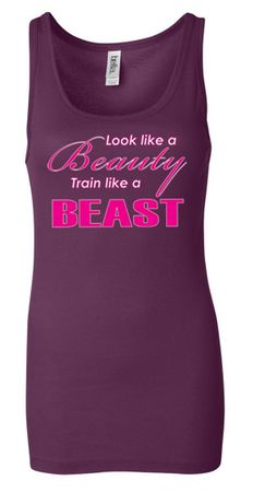 Ladies Fitness Tanktop Look Like a Beauty Longer Length Tank Top