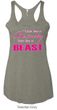 Ladies Fitness Tanktop Look Like a Beauty Tri Blend Racerback Tank Top