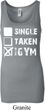 Ladies Fitness Tanktop Single Taken At The Gym Longer Length Tank Top