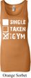 Ladies Fitness Tanktop Single Taken At The Gym Longer Length Tank Top