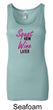 Ladies Fitness Tanktop Squat Now Wine Later Longer Length Tank Top