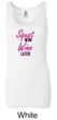 Ladies Fitness Tanktop Squat Now Wine Later Longer Length Tank Top