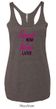 Ladies Fitness Tanktop Squat Now Wine Later Tri Blend Racerback Tank