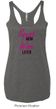 Ladies Fitness Tanktop Squat Now Wine Later Tri Blend Racerback Tank