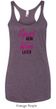 Ladies Fitness Tanktop Squat Now Wine Later Tri Blend Racerback Tank