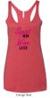 Ladies Fitness Tanktop Squat Now Wine Later Tri Blend Racerback Tank