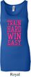 Ladies Fitness Tanktop Train Hard Win Easy Longer Length Tank Top